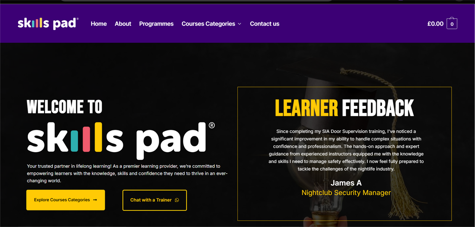 Skills Pad - UK Based Education Website